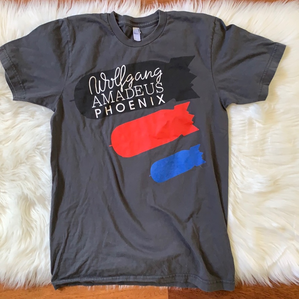 American Apparel Rock Band Graphic TShirt -Phoenix Wolfgang Amadeus Litzomania